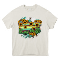 Cream Pennsylvania State Map Heavy Core Tee - RanaPortraitStore