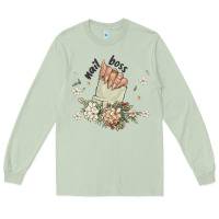 Matcha nail boss Long Sleeve Tee - MaliasSmallBusiness