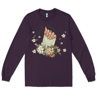 Plum nail boss Long Sleeve Tee - MaliasSmallBusiness