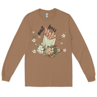 Toasted Coconut nail boss Long Sleeve Tee - MaliasSmallBusiness