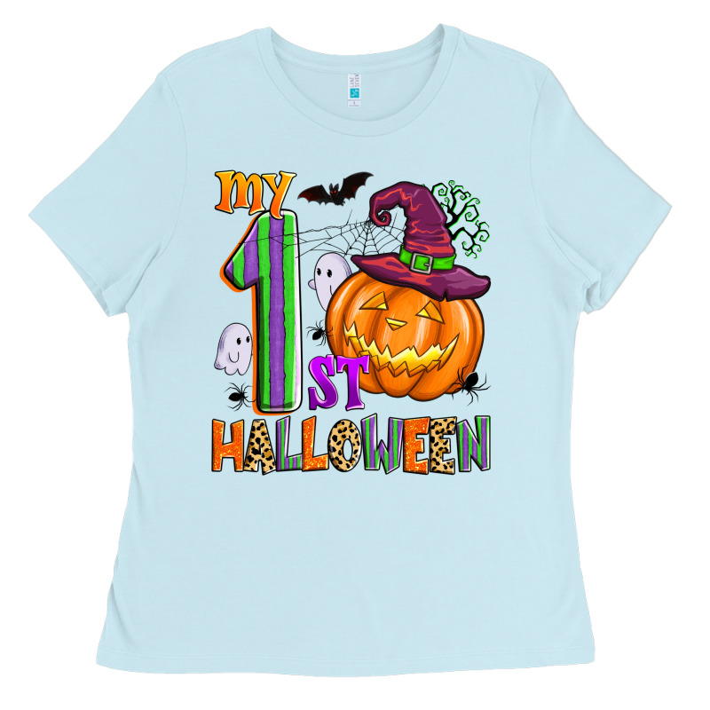 My 1st Halloween Ladies Tee by Zillion Design Studio | Teevron