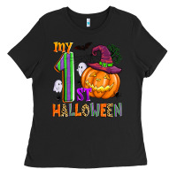 Black my 1st halloween Ladies Tee - Zillion Design Studio