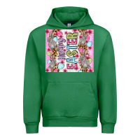 Emerald Happy Easter bunnies eggs 20oz skinny tumbler Urban Hoodie - OliviaCreatesArt