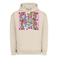 Pigment French Oak Happy Easter bunnies eggs 20oz skinny tumbler Urban Hoodie - OliviaCreatesArt