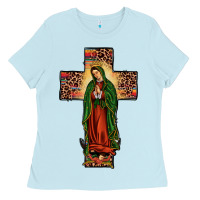 Our Lady Of Guadalupe Cros Ladies Tee | Teevron