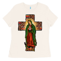 Bone our lady of guadalupe cros Ladies Tee - JahusDesignShop