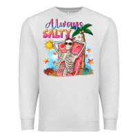 Oatmeal Heather Always salty Premium Sweatshirt - NancyCooperArtShop
