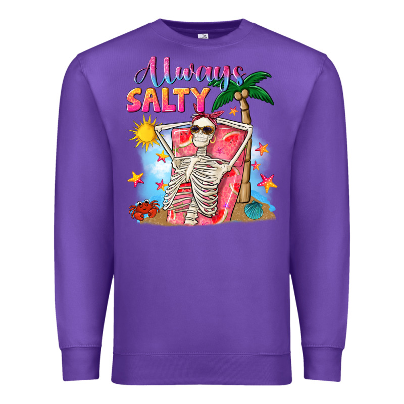 Always Salty Premium Sweatshirt by NancyCooperArtShop | Teevron