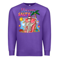 Purple Always salty Premium Sweatshirt - NancyCooperArtShop