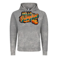Cloud Rock hello pumpkin black Vintage Hoodie - JahusDesignShop