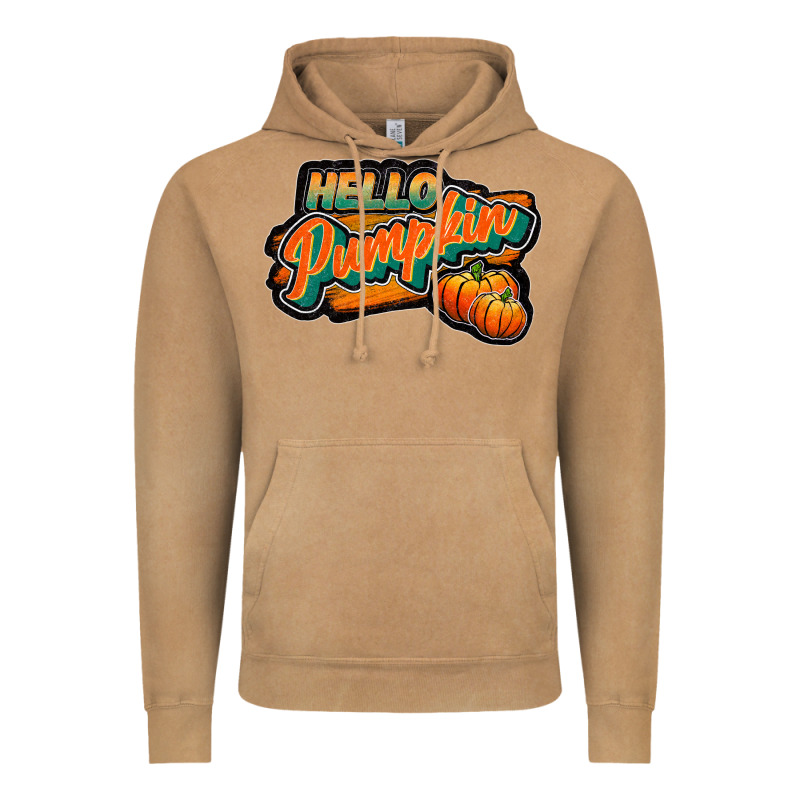 Hello Pumpkin Black Vintage Hoodie by JahusDesignShop | Teevron