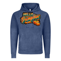Vintage Denim hello pumpkin black Vintage Hoodie - JahusDesignShop