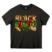 Asphalt Black Teacher magic juneteenth Heavy Core Tee - Zillion Design Studio
