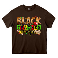 Chocolate Brown Black Teacher magic juneteenth Heavy Core Tee - Zillion Design Studio