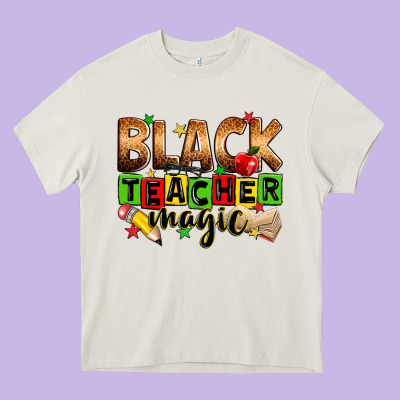 Black Teacher Magic Juneteenth Heavy Core Tee Designed By Zillion Design Studio