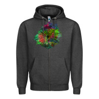 Charcoal Heather halloween spider web for patches Zipper Hoodie - BundleAndBundleShop