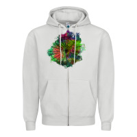 Dove Grey halloween spider web for patches Zipper Hoodie - BundleAndBundleShop