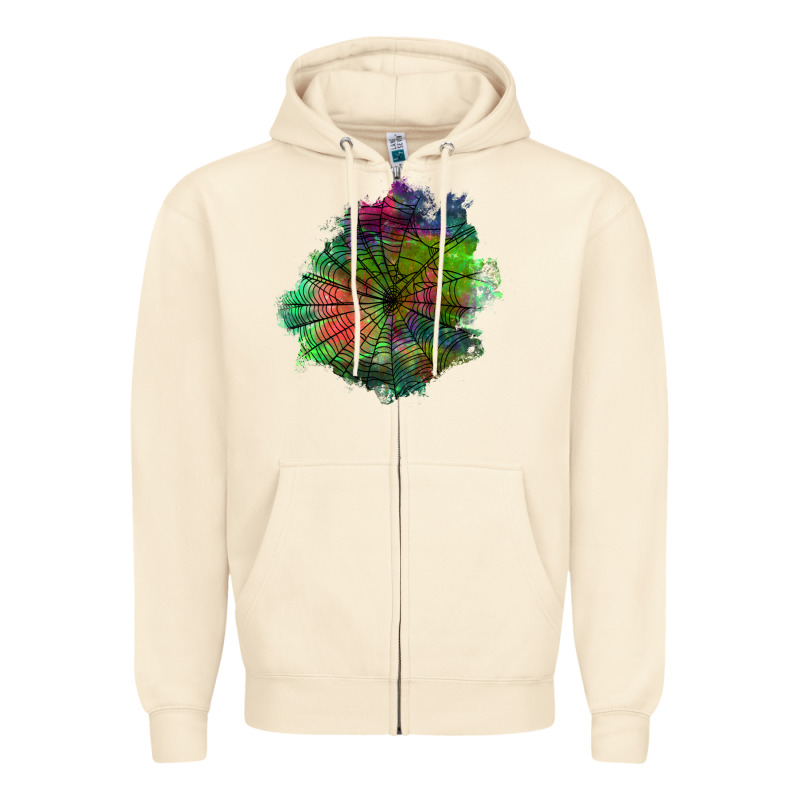 Halloween Spider Web For Patches Zipper Hoodie by BundleAndBundleShop | Teevron