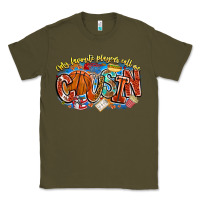 Army Green my favorite players call me cousin basketball Classic Tee - CowhideDigitalArt