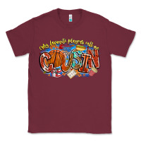 Burgundy my favorite players call me cousin basketball Classic Tee - CowhideDigitalArt
