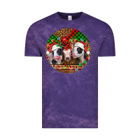 Cloud Purple Christmas heifers Christmas Vintage Tee - Jasminsmagicworld