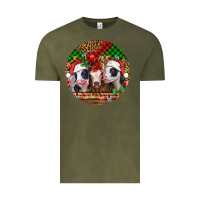 Vintage Olive Christmas heifers Christmas Vintage Tee - Jasminsmagicworld