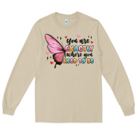 Mushroom you sre exactly where you need to be Long Sleeve Tee - MaliasSmallBusiness