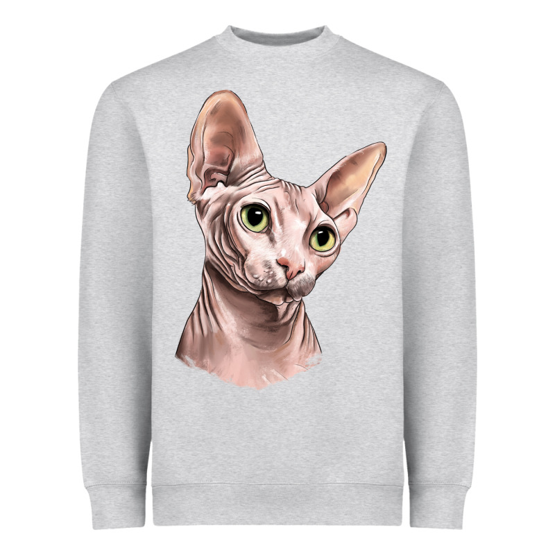 Sphynx Cat Heavyweight Sweatshirt by LillyAllenDesigns | Teevron