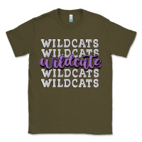 Army Green wildcats football Classic Tee - MaliasSmallBusiness