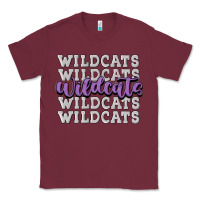 Burgundy wildcats football Classic Tee - MaliasSmallBusiness