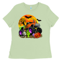 Matcha halloween monster truck Ladies Tee - Zillion Design Studio