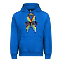 Cobalt pride lgbtq awareness ribbon Urban Hoodie - OliviaCreatesArt