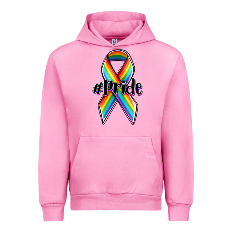 Pride Lgbtq Awareness Ribbon Urban Hoodie by OliviaCreatesArt | Teevron