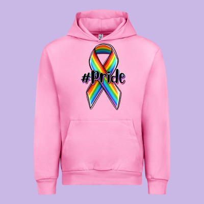 Pride Lgbtq Awareness Ribbon Urban Hoodie Designed By Oliviacreatesart