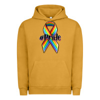 Pigment Peanut Butter pride lgbtq awareness ribbon Urban Hoodie - OliviaCreatesArt