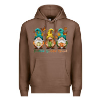 Chestnut Thankful grateful blessed Premium Hoodie - NancyCooperArtShop