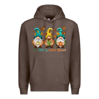 Coffee Thankful grateful blessed Premium Hoodie - NancyCooperArtShop