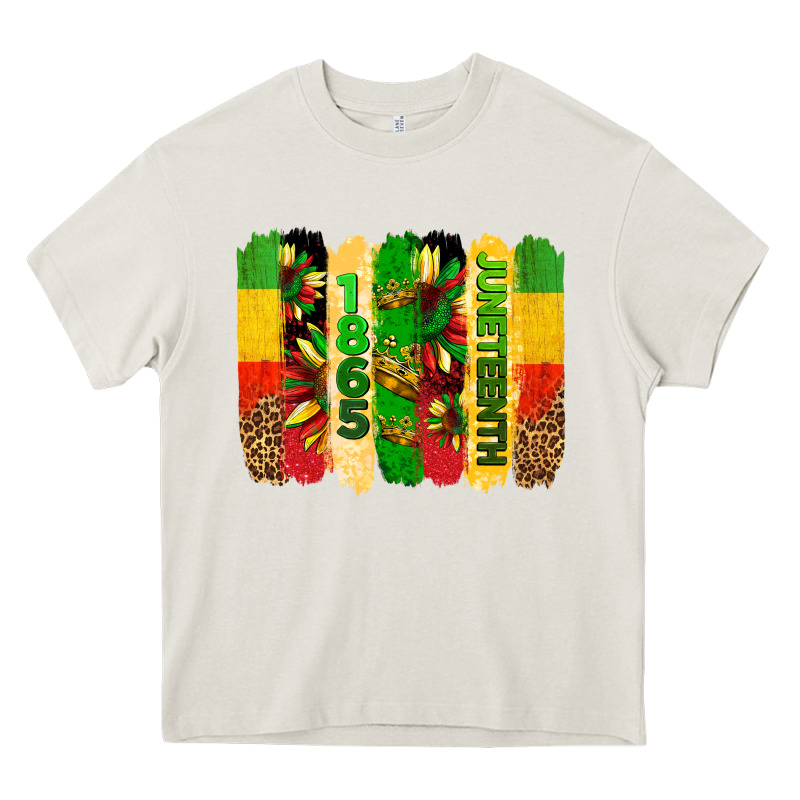 Juneteenth Brushstrokes Heavy Core Tee by BarkalooDesign | Teevron
