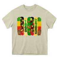 Mossy juneteenth brushstrokes Heavy Core Tee - BarkalooDesign