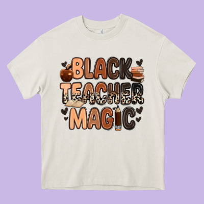 Black Teacher Magic Juneteenth Heavy Core Tee Designed By Zillion Design Studio