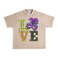 French Oak mardi gras love mask Urban Heavy Tee - BarkalooDesign