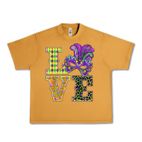 Peanut Butter mardi gras love mask Urban Heavy Tee - BarkalooDesign