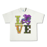 Pistachio mardi gras love mask Urban Heavy Tee - BarkalooDesign