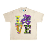 Sandshell mardi gras love mask Urban Heavy Tee - BarkalooDesign