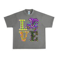 Tornado mardi gras love mask Urban Heavy Tee - BarkalooDesign
