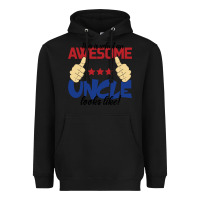 Black Awesome uncle Heavyweight Hoodie - Bettercallsaul