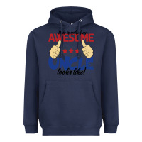 Navy Awesome uncle Heavyweight Hoodie - Bettercallsaul