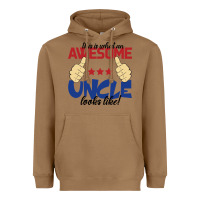 Toasted Coconut Awesome uncle Heavyweight Hoodie - Bettercallsaul