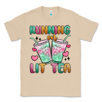Mushroom running on lit tea Classic Tee - MaliasSmallBusiness