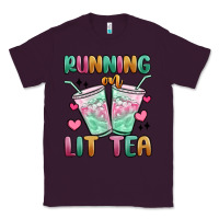 Plum running on lit tea Classic Tee - MaliasSmallBusiness